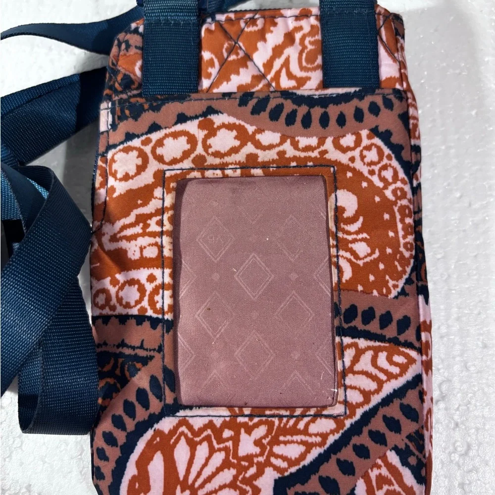 Vera Bradley Fern Paisley Mini crossbody RFID  cellphone cottage core coquette - Picture 3 of 7